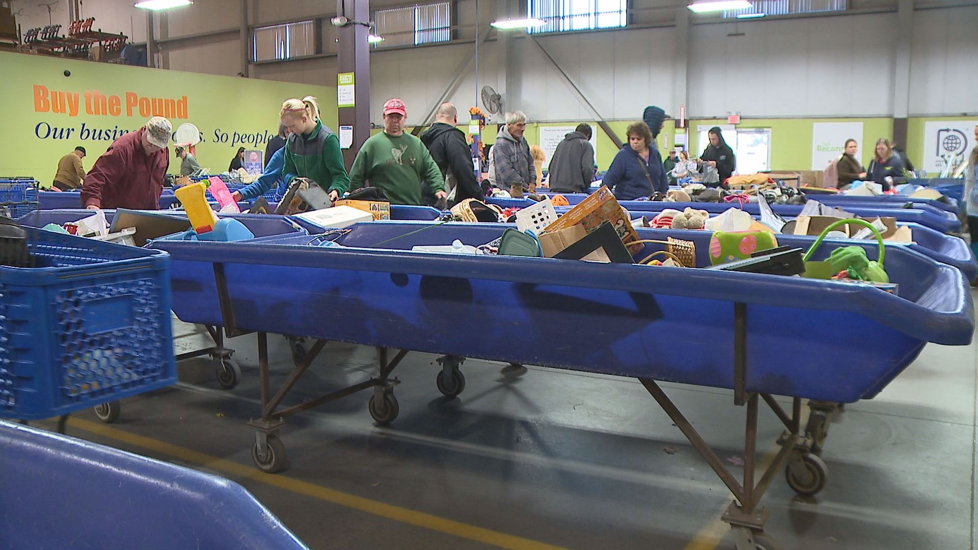 Goodwill's Buy The Pound store